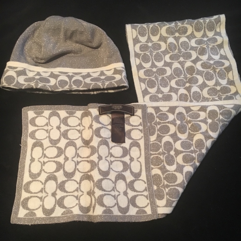Coach Factory Hat and Scarf set